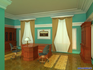 Компьютерное моделирование и рендеринг в 3ds max. Интерьер.
